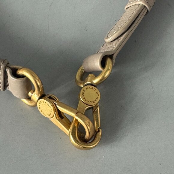 Marc Jacobs Gray Leather Gold-tone Adjustable Strap - Picture 2 of 10